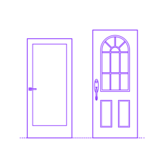 Buildings Doors Laser Cut Svg File, Free Vectors File